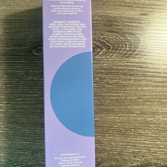 Nuria Beauty Calm Daily Facial Mist W/Damask Rose &Moisturizer W/Cottongrass NIB - Picture 11 of 12